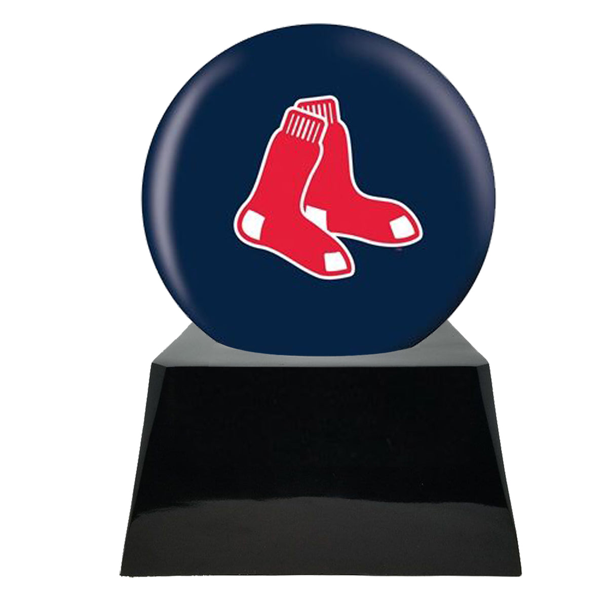 Baseball Cremation Urn & Boston Red Sox Hover Helmet Décor