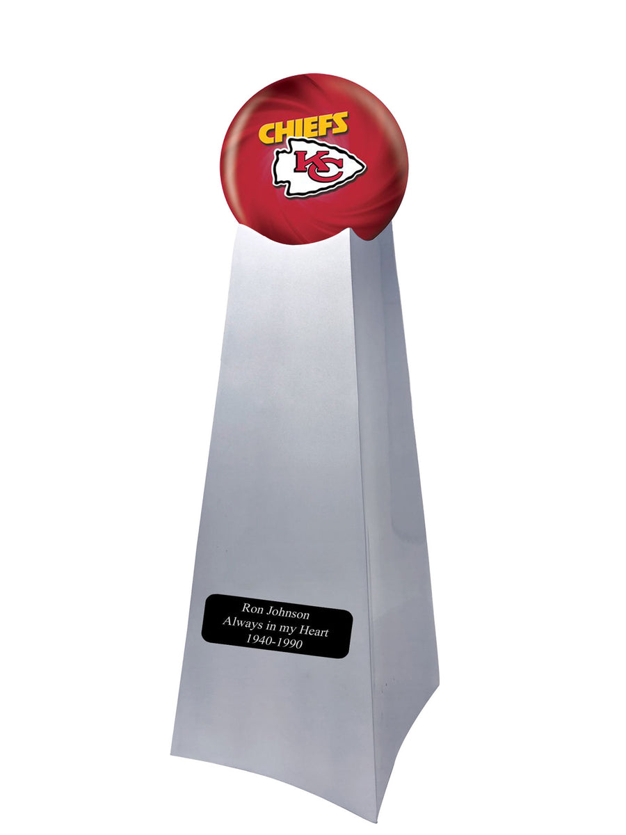 Championship Trophy Urn Base with Optional Kansas City Chiefs Team Sph