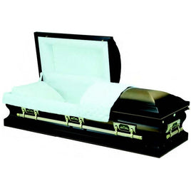 Infinity Morgan Ebony - Stainless Steel Casket