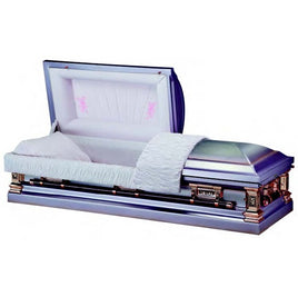 Infinity Tapestry Rose - Stainless Steel Casket