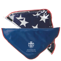 Premium Vinyl Flag Case with Imprint - IUFLAG200