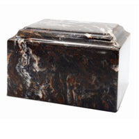 Aztech Black Grace Cultured Marble Urn - IUCM819