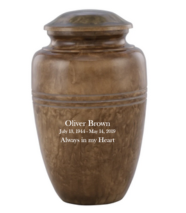 Classico Earthy Cultured Marble Urn - IUCM604