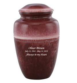 Classico Merlot Cultured Marble Urn - IUCM607