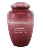 Classico Crimson Cultured Marble Urn - IUCM606