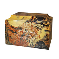 Gold Ore Grace Cultured Marble Urn - IUCM818