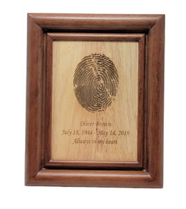 Fingerprint Memorial Frame - ITFPFR100