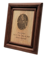 Fingerprint Memorial Frame - ITFPFR100