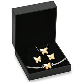 Paragon Cremation Jewelry Set - Silver/Gold Butterfly - ITPAR101