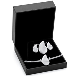 Paragon Cremation Jewelry Set - Silver Teardrop- ITPAR102