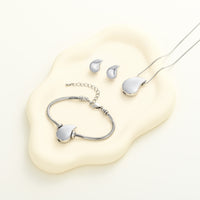 Paragon Cremation Jewelry Set - Silver Teardrop- ITPAR102