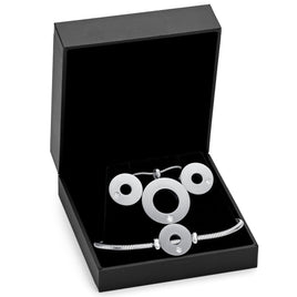 Paragon Cremation Jewelry Set - Silver Life Circle - ITPAR104