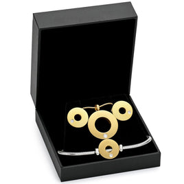 Paragon Cremation Jewelry Set - Golden Life Circle - ITPAR105