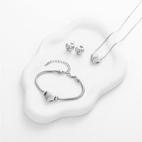 Paragon Cremation Jewelry Set - Silver Heart - ITPAR109