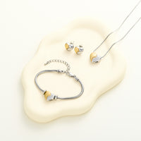 Paragon Cremation Jewelry Set - Silver and Gold Heart - ITPAR110