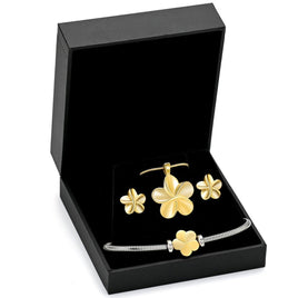 Paragon Cremation Jewelry Set - Golden Flower - ITPAR112