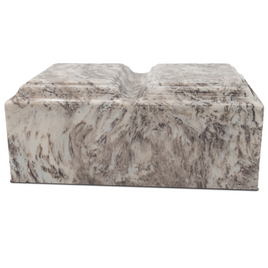 Rocky Cultured Marble Companion Urn