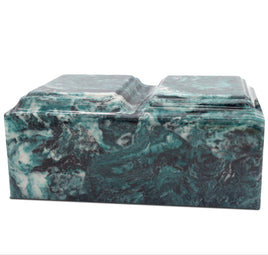 Emerald Cultured Marble Companion Urn