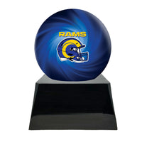 Football Trophy Urn Base with Optional Los Angeles Rams Team Sphere NFL