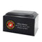 Military Series - United States Marines Cultured Marble Cremation Urn, Granite Black - IUMI145