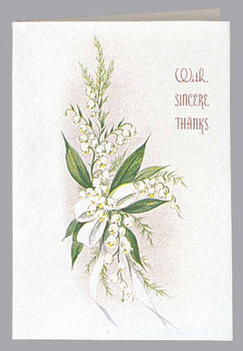 Lillies Acknowledgment Cards- ST222-AK