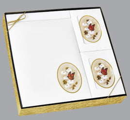 Butterfly Oval - Stationery Box Set - ST7511-BX