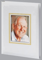 Picture Frame Memorial Guest Book - 6 Ring