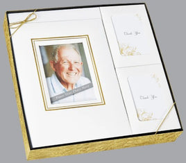 White Rectangle Photo Stationery Box Set - ST7517-BX