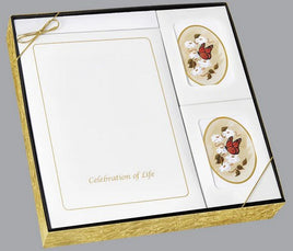 Celebration of Life Stationery Box Set, White - ST8553-BX