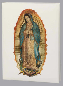 Lady of Guadalupe Spanish Memorial Guest Book - 6 Ring ST857-BK