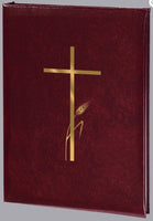 The Bread of Life Memorial Guest Book - W/Gold Foil 6 Ring (ST8787-BK - ST8789-BK)