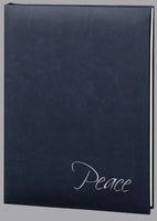 Peace Series Soft-Touch Memorial Guest Book - 6 Ring - Choose Color