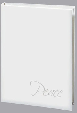 Peace Series Soft-Touch Memorial Guest Book - 6 Ring - Choose Color