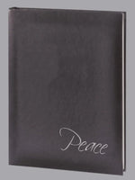 Peace Series Soft-Touch Memorial Guest Book - 6 Ring - Choose Color