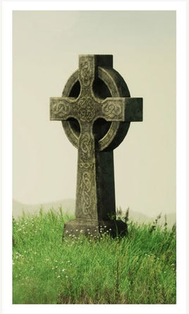 Grace Line Series Celtic Cross Prayer Card - STGR107-PC