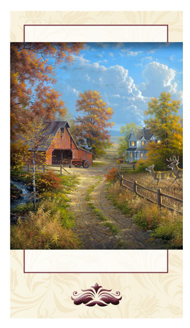 Premium Line Series Country Road Prayer Card - STPR101-PC