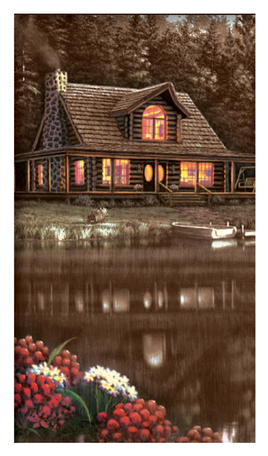 Premium Line Series Cabin Prayer Card - STPR103-PC