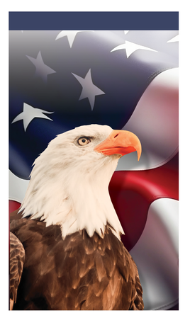 Premium Line Series American Pride Prayer Card - STPR117-PC