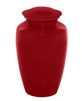 Scratch & Dent Plain Red Urn