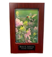 Photo Frame MDF Urn - Black