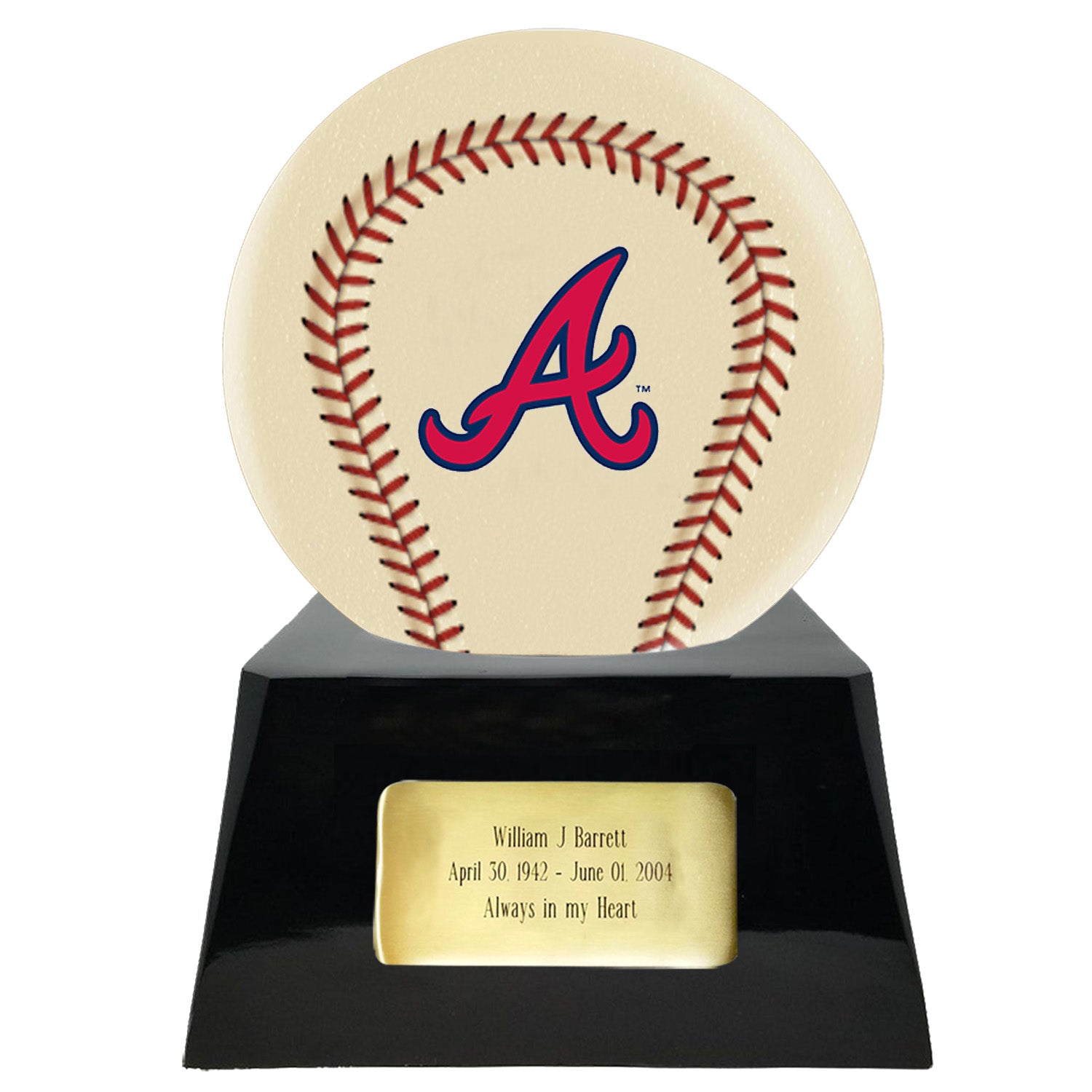 MLB Atlanta Braves Baseball Bowling Ball