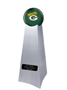 Championship Trophy Urn Base with Optional Green bay Packers Team Sphe